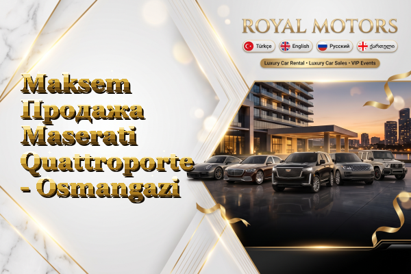 Maksem Продажа Maserati Quattroporte - Osmangazi