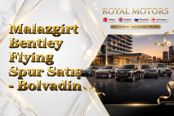 Malazgirt Bentley Flying Spur Satış - Bolvadin