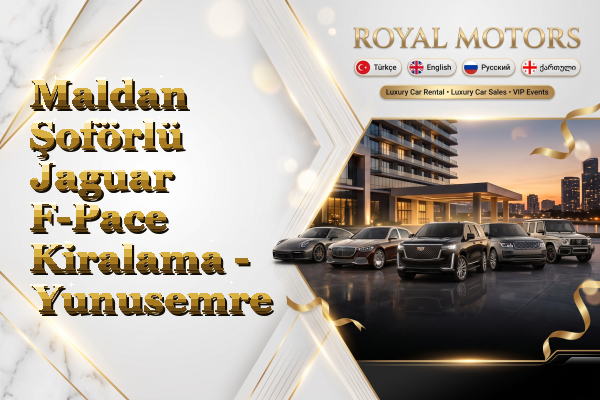 Maldan Şoförlü Jaguar F-Pace Kiralama - Yunusemre