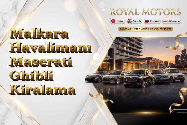 Malkara Havalimanı Maserati Ghibli Kiralama