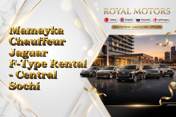 Mamayka Chauffeur Jaguar F-Type Rental - Central Sochi
