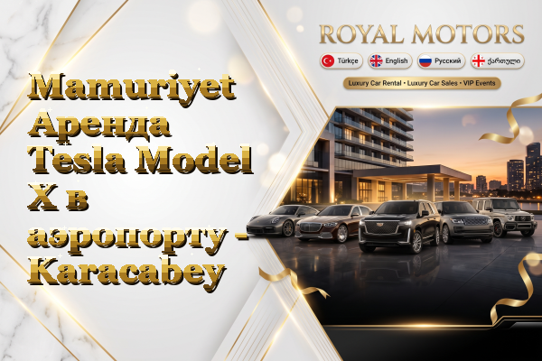 Mamuriyet Аренда Tesla Model X в аэропорту - Karacabey