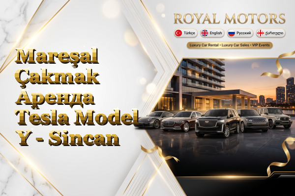 Mareşal Çakmak Аренда Tesla Model Y - Sincan