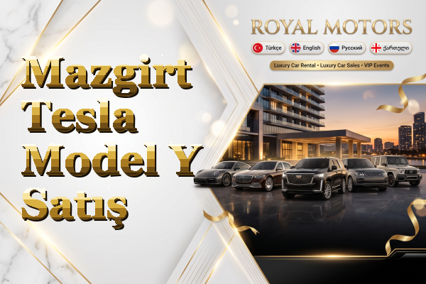 Mazgirt Tesla Model Y Satış