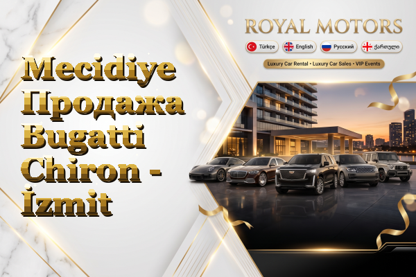 Mecidiye Продажа Bugatti Chiron - İzmit