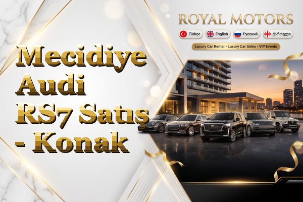 Mecidiye Audi RS7 Satış - Konak