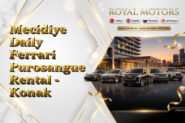 Mecidiye Daily Ferrari Purosangue Rental - Konak