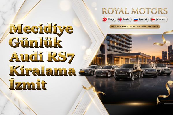 Mecidiye Günlük Audi RS7 Kiralama - İzmit