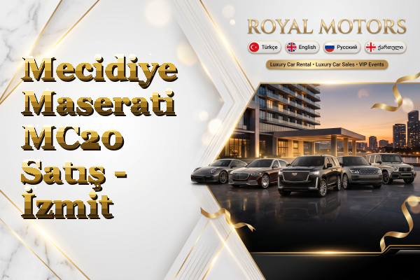 Mecidiye Maserati MC20 Satış - İzmit