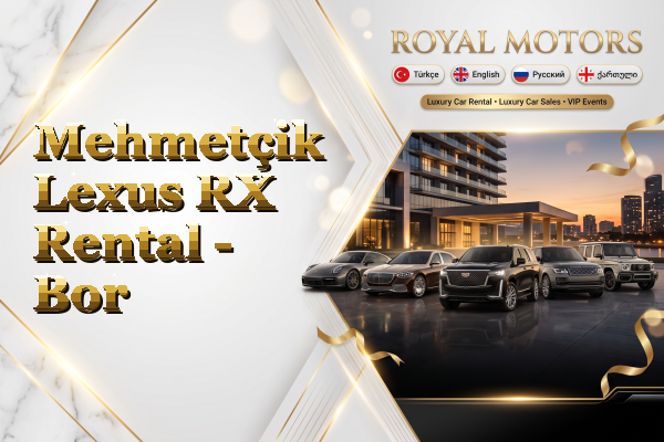 Mehmetçik Lexus RX Rental - Bor