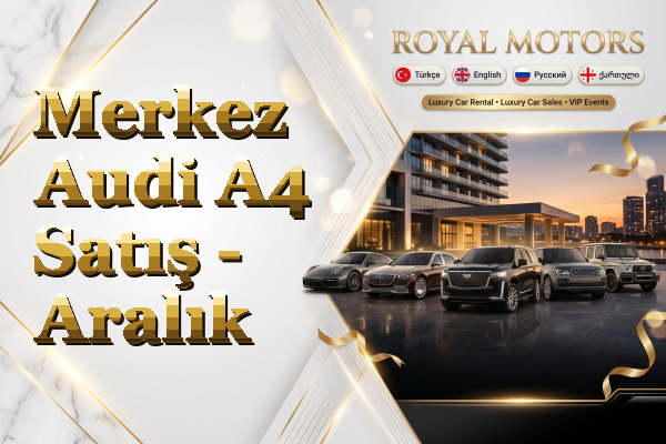 Merkez Audi A4 Satış - Aralık