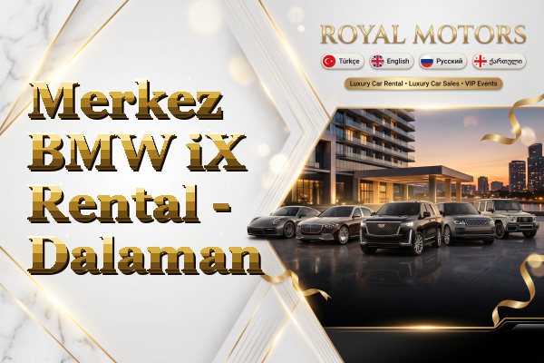 Merkez BMW iX Rental - Dalaman