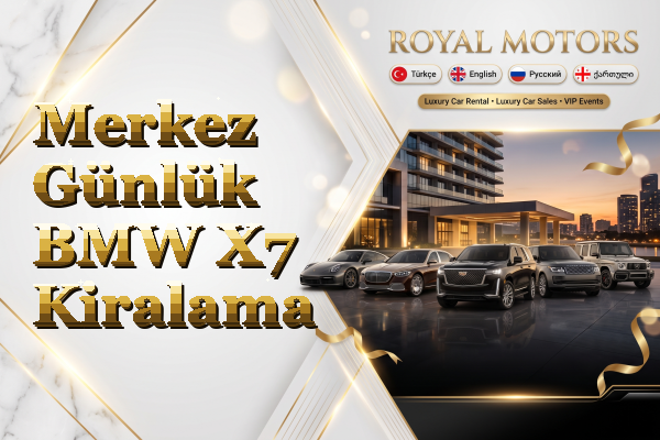 Merkez Günlük BMW X7 Kiralama