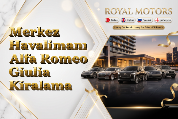 Merkez Havalimanı Alfa Romeo Giulia Kiralama