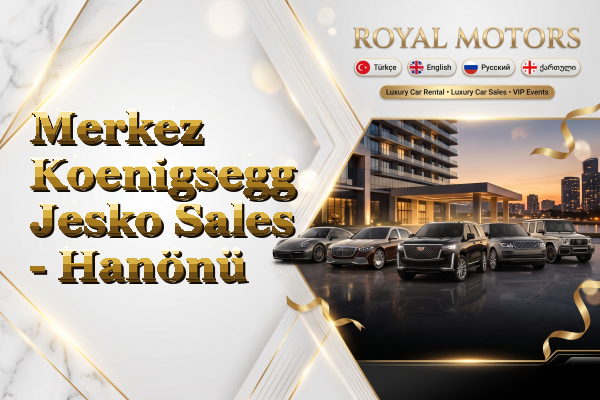 Merkez Koenigsegg Jesko Sales - Hanönü