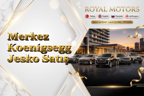 Merkez Koenigsegg Jesko Satış