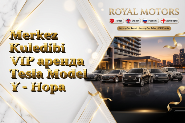 Merkez Kuledibi VIP аренда Tesla Model Y - Hopa