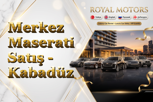Merkez Maserati Satış - Kabadüz
