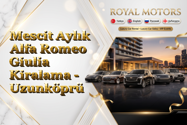 Mescit Aylık Alfa Romeo Giulia Kiralama - Uzunköprü