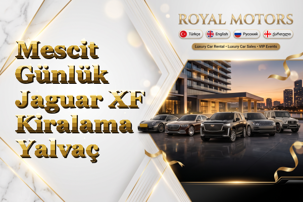 Mescit Günlük Jaguar XF Kiralama - Yalvaç
