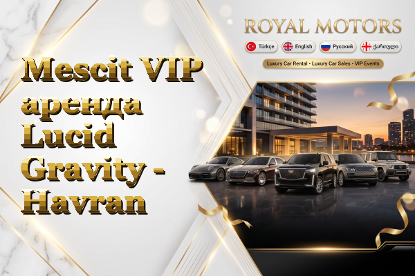 Mescit VIP аренда Lucid Gravity - Havran