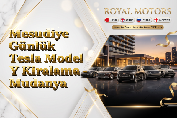 Mesudiye Günlük Tesla Model Y Kiralama - Mudanya