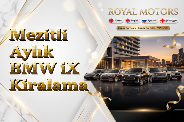 Mezitli Aylık BMW iX Kiralama