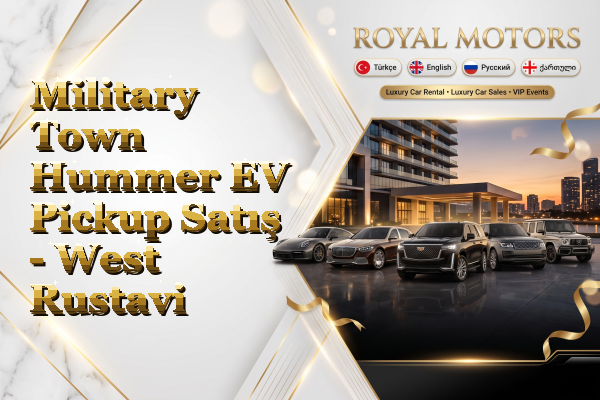 Military Town Hummer EV Pickup Satış - West Rustavi
