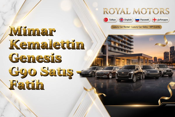Mimar Kemalettin Genesis G90 Satış - Fatih