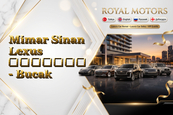 Mimar Sinan Lexus გაყიდვა - Bucak