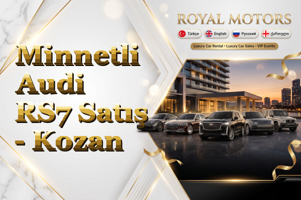 Minnetli Audi RS7 Satış - Kozan