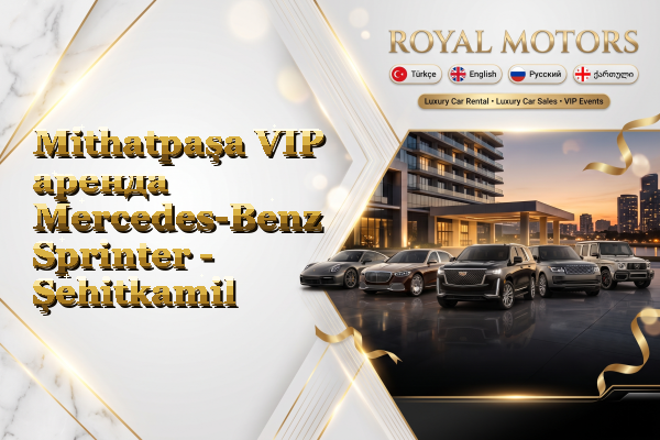 Mithatpaşa VIP аренда Mercedes-Benz Sprinter - Şehitkamil