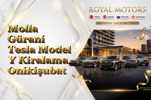 Molla Gürani Tesla Model Y Kiralama - Onikişubat