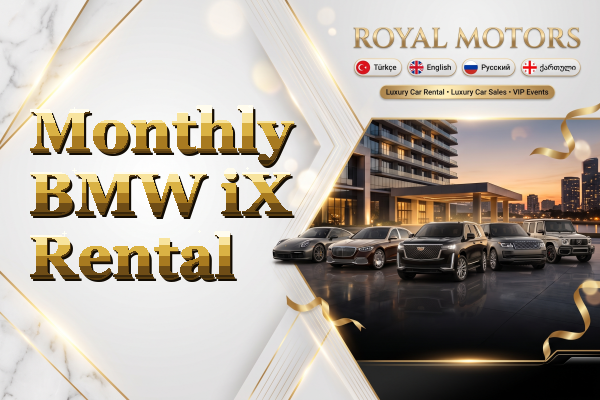 Monthly BMW iX Rental