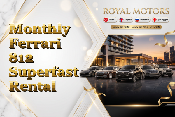 Monthly Ferrari 812 Superfast Rental