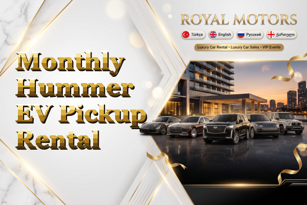 Monthly Hummer EV Pickup Rental