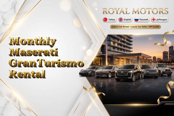 Monthly Maserati GranTurismo Rental