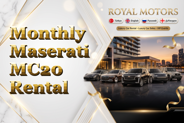 Monthly Maserati MC20 Rental
