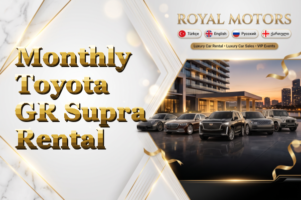 Monthly Toyota GR Supra Rental