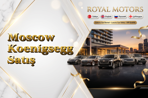Moscow Koenigsegg Satış