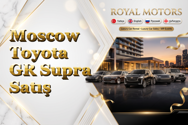 Moscow Toyota GR Supra Satış