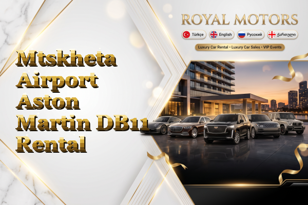 Mtskheta Airport Aston Martin DB11 Rental