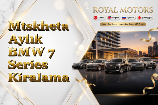 Mtskheta Aylık BMW 7 Series Kiralama