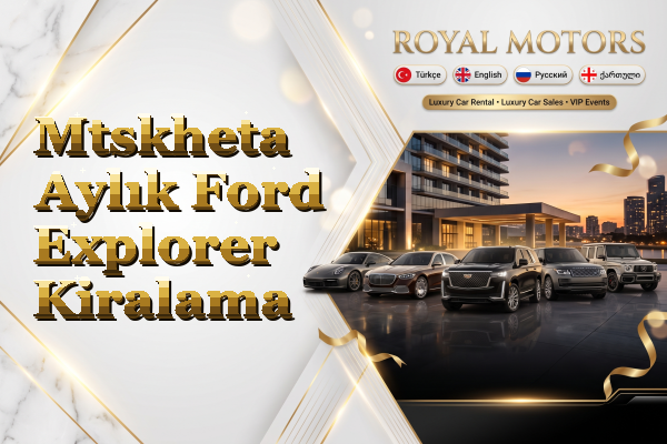 Mtskheta Aylık Ford Explorer Kiralama