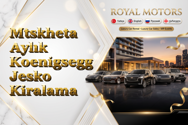Mtskheta Aylık Koenigsegg Jesko Kiralama