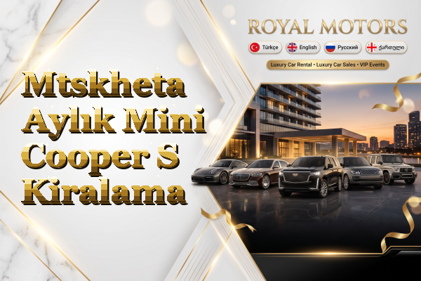 Mtskheta Aylık Mini Cooper S Kiralama