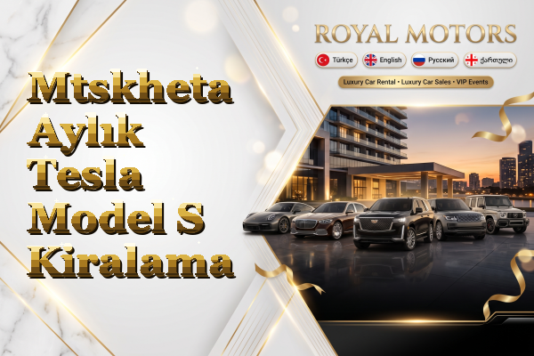 Mtskheta Aylık Tesla Model S Kiralama