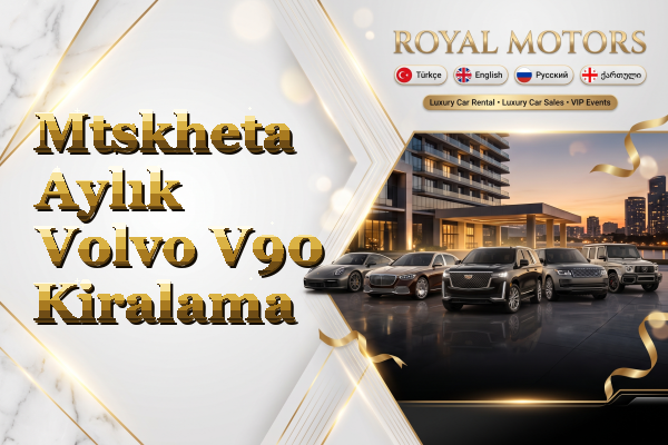 Mtskheta Aylık Volvo V90 Kiralama
