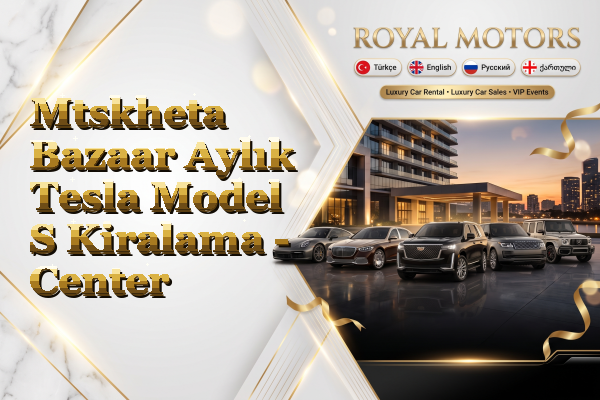 Mtskheta Bazaar Aylık Tesla Model S Kiralama - Center