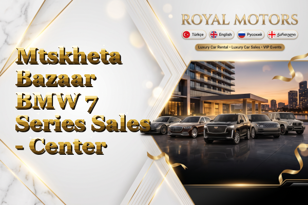 Mtskheta Bazaar BMW 7 Series Sales - Center